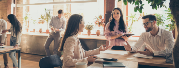 contingent workforce management employee team meeting